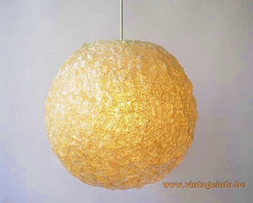 Acrylic Ribbon Globe Swag Lamp 2