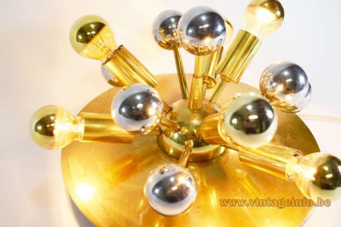 Boulanger Brass Sputnik Flush Mount 4