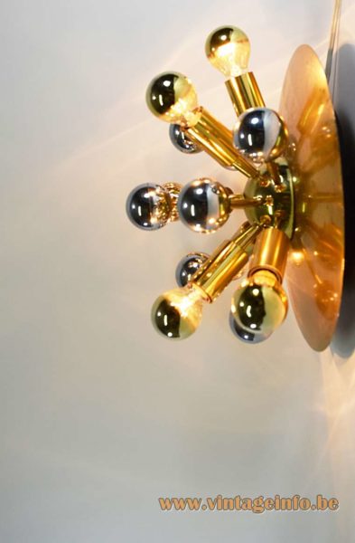 Boulanger Brass Sputnik Flush Mount 9