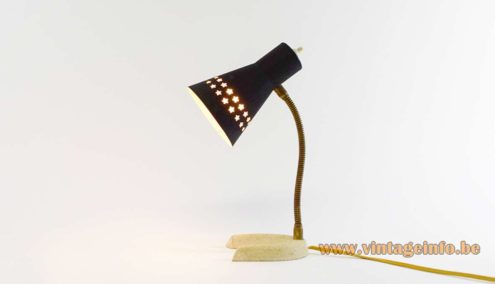 Horseshoe Perforated Stars Desk Lamp 1