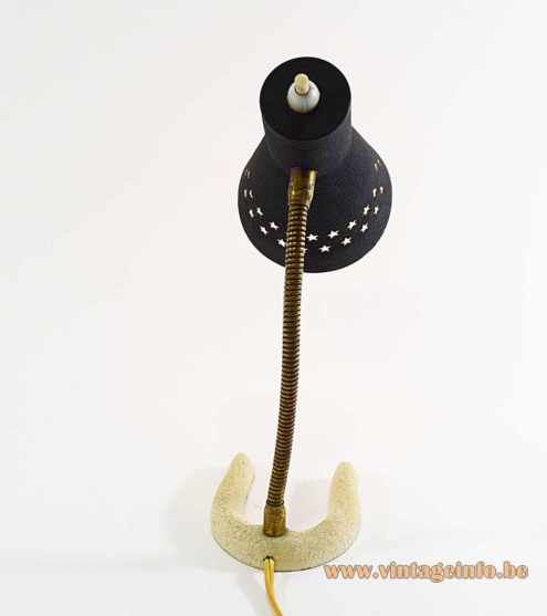 Horseshoe Perforated Stars Desk Lamp 6