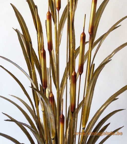 Maison Jansen Bulrush and Water Lilies Floor Lamp 4