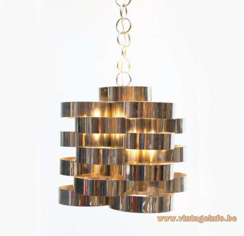 Stainless Steel Cylinders Chandelier 1