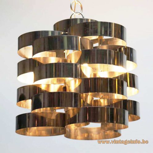 Stainless Steel Cylinders Chandelier 2
