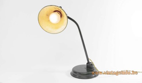 1930s Industrial Metal Desk Lamp 2