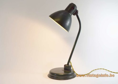 1930s Industrial Metal Desk Lamp 6