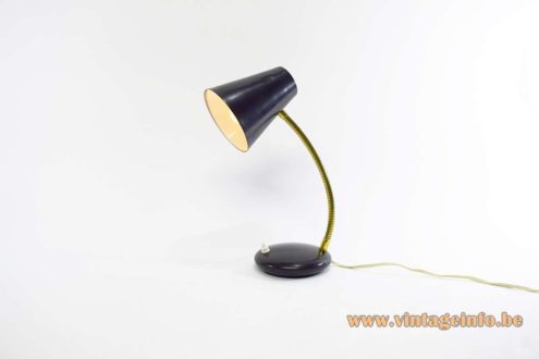 1960s Black Desk Lamp 1