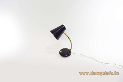 1960s Black Desk Lamp 2