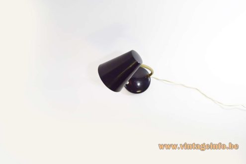 1960s Black Desk Lamp 3