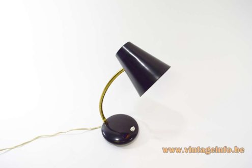 1960s Black Desk Lamp 4
