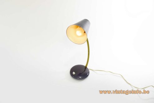 1960s Black Desk Lamp 8