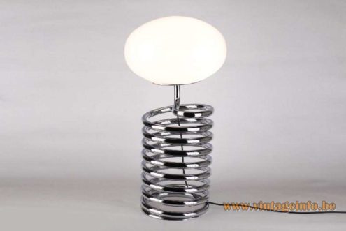 1970s Fase Spiral Table Lamp 1