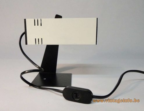 1970s Square Tube Table Lamp 2