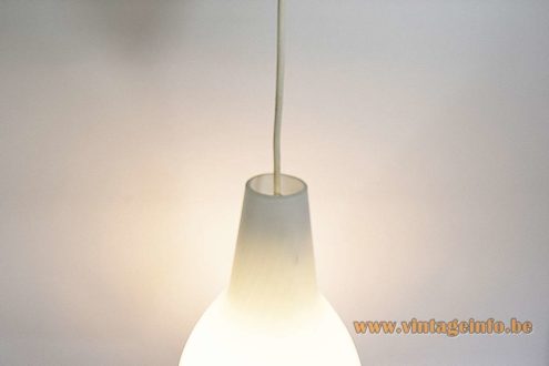 Aloys Ferdinand Gangkofner Opal Glass Pendant Lamp 4
