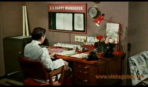 Anglepoise Work Lamp 1227 used as a prop in the comedy film Carry On Cruising (1962)