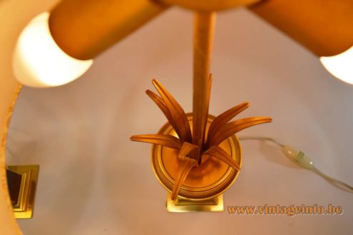 Boulanger Brass Reed Table Lamps 4