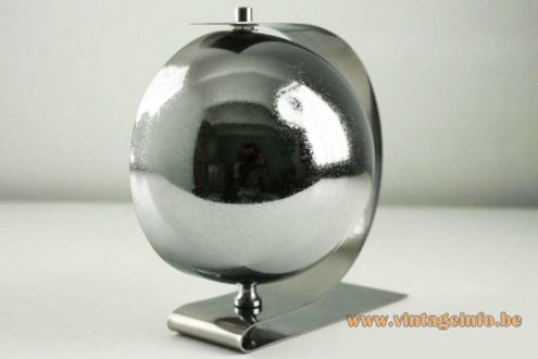 Carlos M. Serra Chrome Eclipse Table Lamp 4
