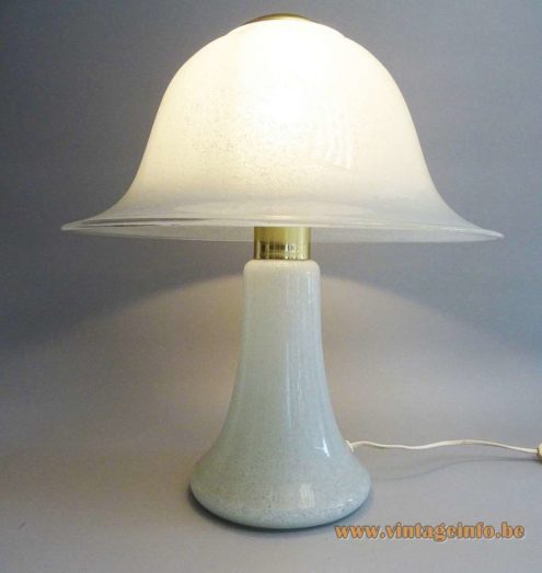 Doria Glass Mushroom Table Lamp 1