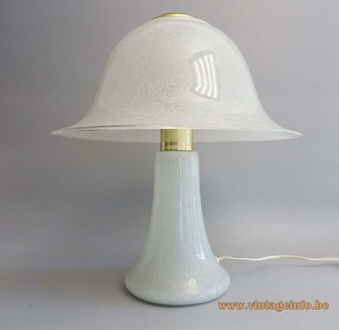 Doria Glass Mushroom Table Lamp 2