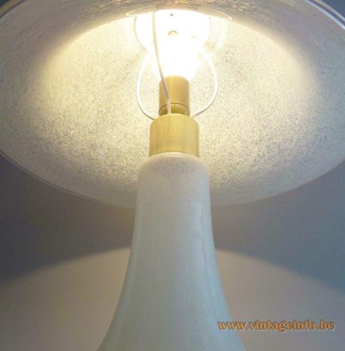Doria Glass Mushroom Table Lamp 6