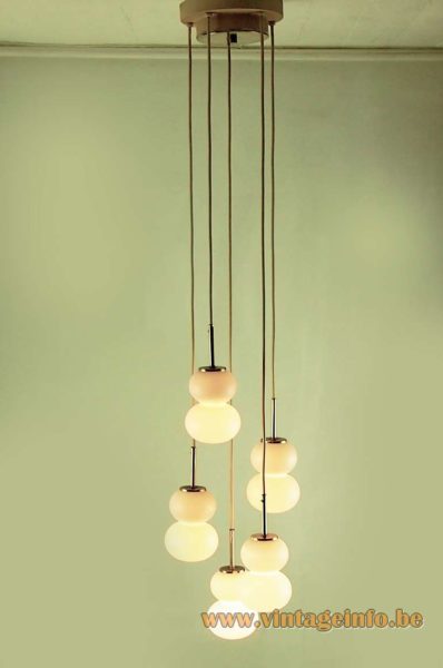 Doria Pumpkin Cascade Pendant Chandelier 2