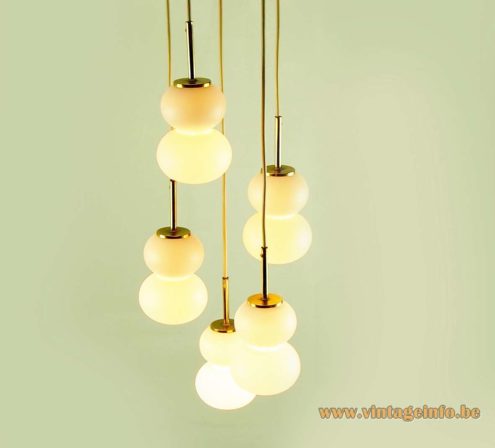 Doria Pumpkin Cascade Pendant Chandelier 4