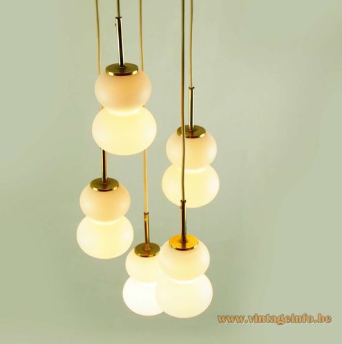 Doria Pumpkin Cascade Pendant Chandelier 5