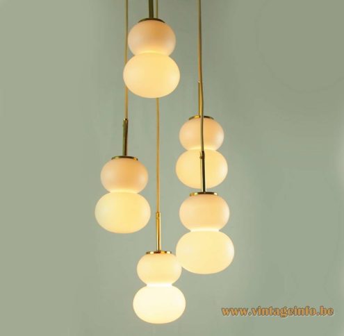 Doria Pumpkin Cascade Pendant Chandelier 6