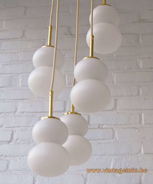 Doria Pumpkin Cascade Pendant Chandelier 7