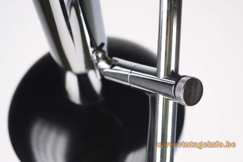 Fase Black With Chrome Floor Lamp 2