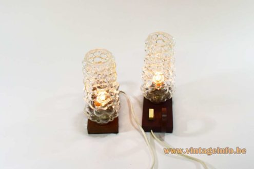 Helena Tynell Teak Bedside Lamps 3