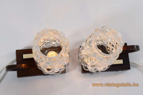 Helena Tynell Teak Bedside Lamps 6