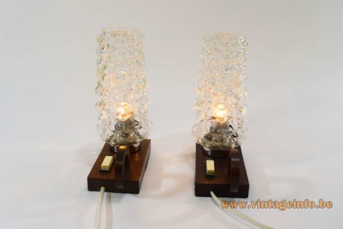 Helena Tynell Teak Bedside Lamps 7