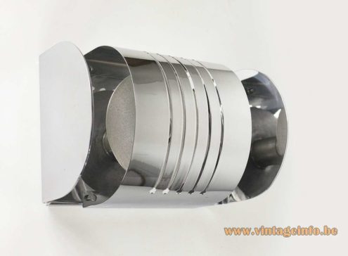 Josep Maria Magem 1970s Chrome Wall Lamp 4