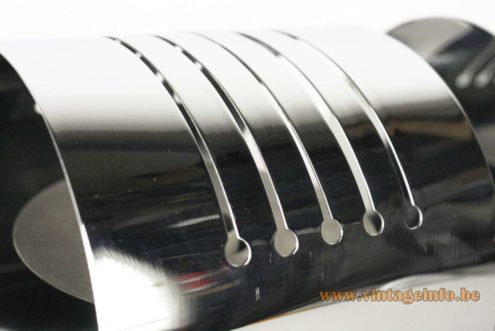 Josep Maria Magem 1970s Chrome Wall Lamp 6