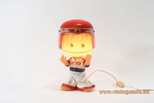 Linea Zero Bobblehead Formula 1 Doll Table Lamp 1