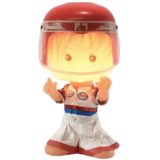 Linea Zero bobblehead Formula 1 doll table lamp plastic PVC 1970s 1980s Italy
