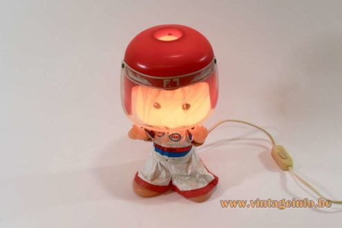Linea Zero Bobblehead Formula 1 Doll Table Lamp 2