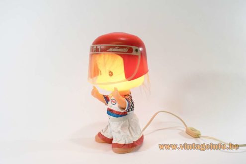 Linea Zero Bobblehead Formula 1 Doll Table Lamp 3