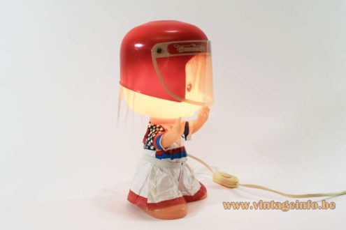 Linea Zero Bobblehead Formula 1 Doll Table Lamp 4