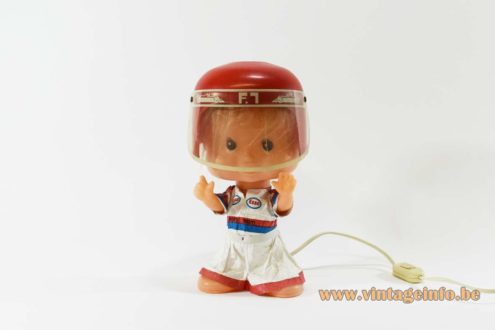 Linea Zero Bobblehead Formula 1 Doll Table Lamp 6