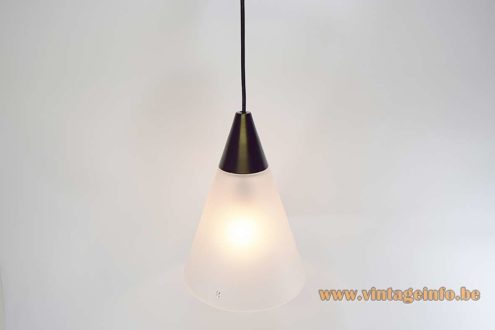 Peill Putzler Frosted Cone Pendant Lamp 4