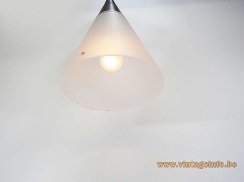 Peill Putzler Frosted Cone Pendant Lamp 5