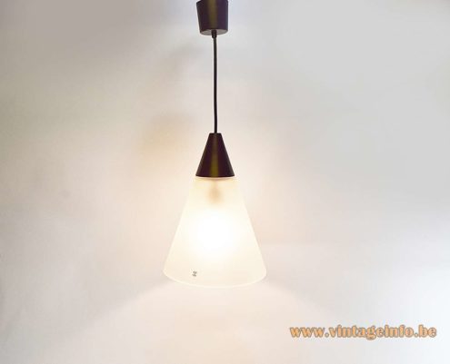 Peill Putzler Frosted Cone Pendant Lamp 8