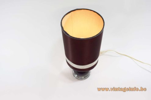 1970s Chrome Black Table Lamp 6