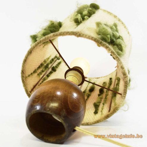 1970s Wool Table Lamp 2
