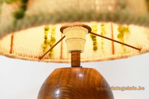 1970s Wool Table Lamp 4