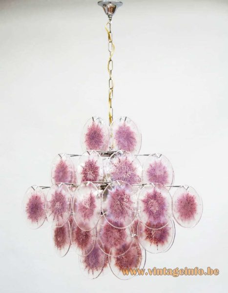 36 Discs Murano Chandelier 1