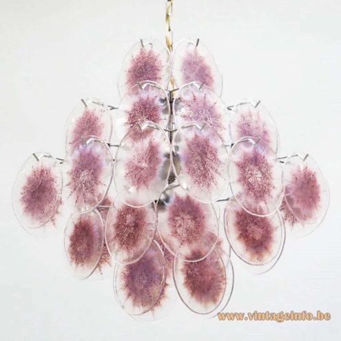 36 Discs Murano Chandelier 2