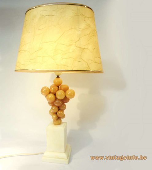 Alabaster Grapes Table Lamp 3